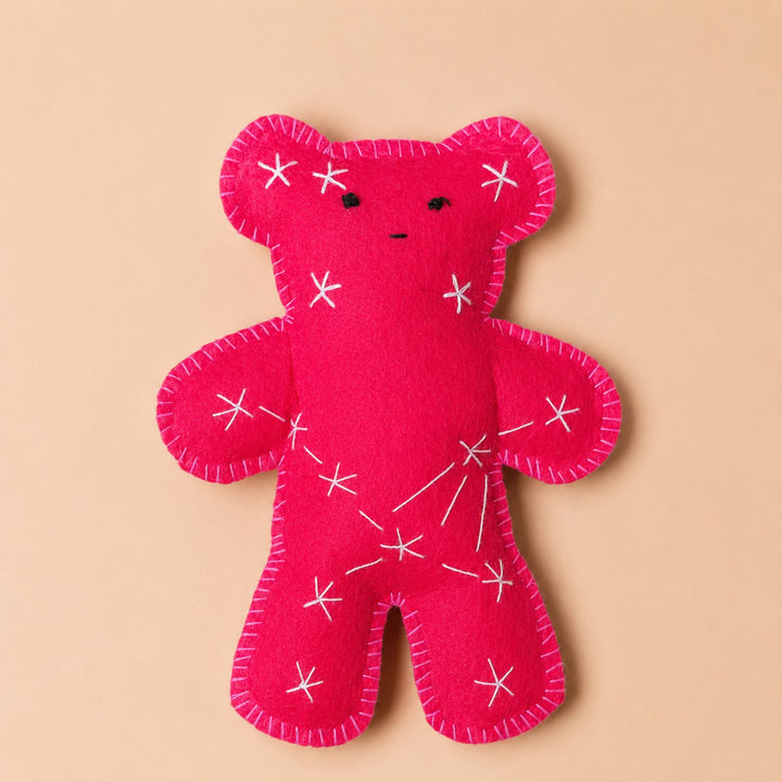 Cute Pink Plush Bear
